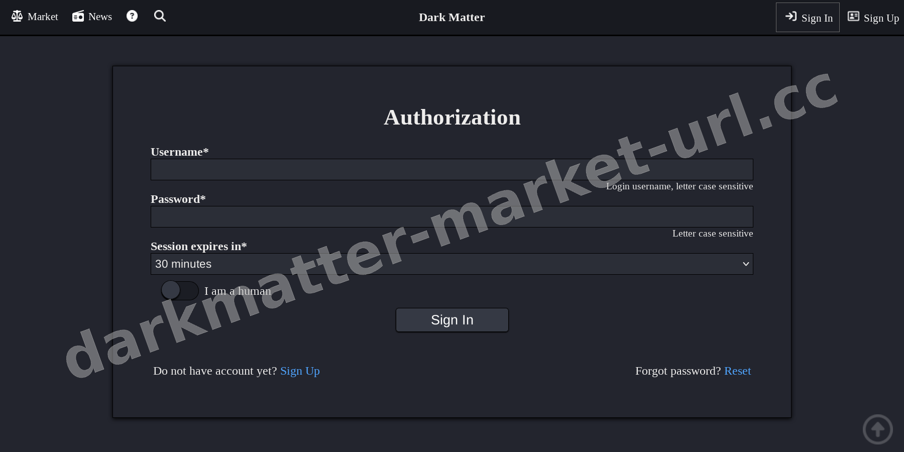 User Login Interface